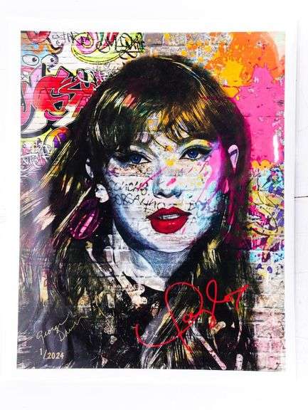 "Taylor Swift" Fine Art Giclee - Tour Tribute - Limited Edition 16 x 20" Artist Signed & Numbered