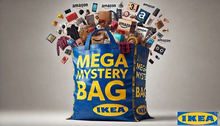 MEGA MYSTERY BAG - Ikea Blue Shopping Bag Full