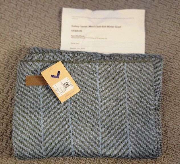Men's Soft Knit Winter Scarf from Gallery Seven