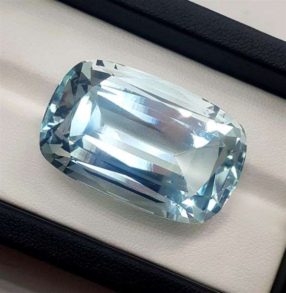($14,308 Appraisal) - 14.60 ct Authenticated Aquamarine Gemstone  More On Appraisal Certificates App