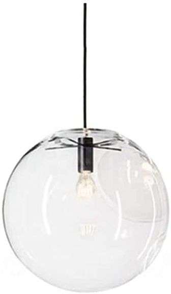 Industrial Clear Glass Globe Shade Pendant Lighting Modern Kitchen LOFT Hanging Light-1 Light
