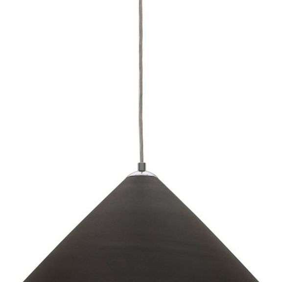 $300+ Colette Pendant Light (Black with Silver Fixture, Golden inner)