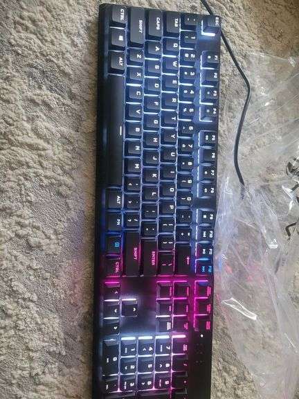 Corsair K60 RGB Pro Mechanical Gaming Keyboard - Cherry MX Low Profile Speed Mechanical Keyswitches