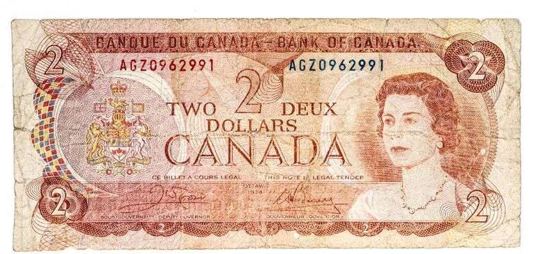 Bank of Canada 1972 $2