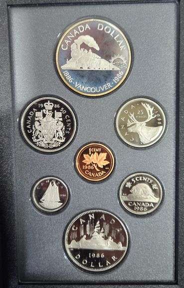 Royal Canadian Mint 1986 Coin Set