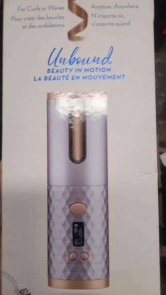 Unbound wireless portable hair curler
