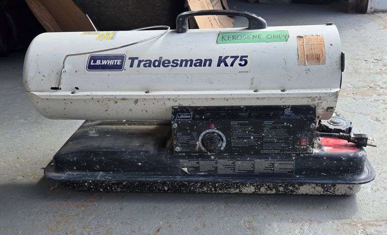 LB White TRADESMAN K75 (CP075EK) 75K BTU Forced Air Kerosene