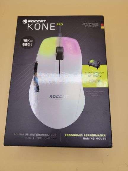ROCCAT KONE Pro Lightweight Ergonomic Optical Performance Gaming Mouse with RGB Lighting,