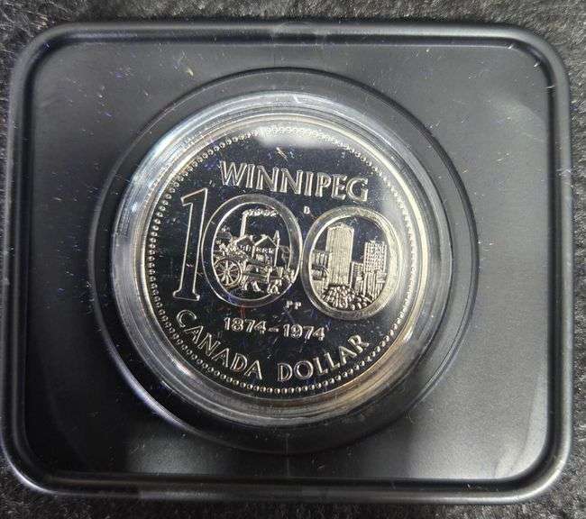 Winnipeg 100 Years Canada Dollar 1874-1974