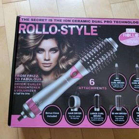 $100+ 6-in-1 Rollo-Style Hair Styling Tool For All Kinds of Curls and Styles