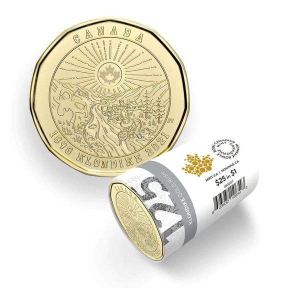 RCM Special Wrap Roll -125th Anniversary Klondike Gfold Rush - 25 x $1