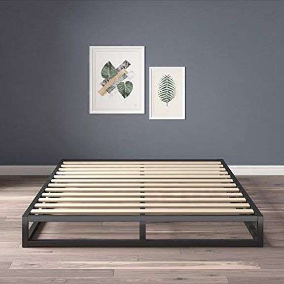 (Size King) Zinus 6" Joseph Metal Platform Bed Frame
