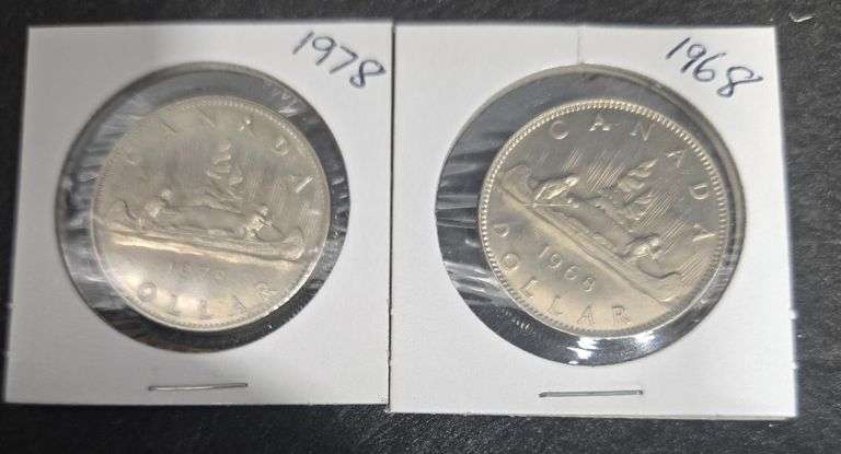 Circulated 1968 1978 Silver Dollars