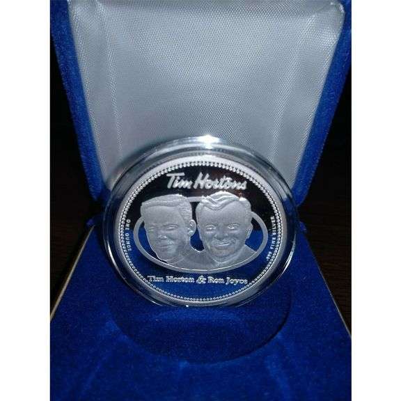 2015 1 Oz .999 Fine Silver Round Tim Hortons