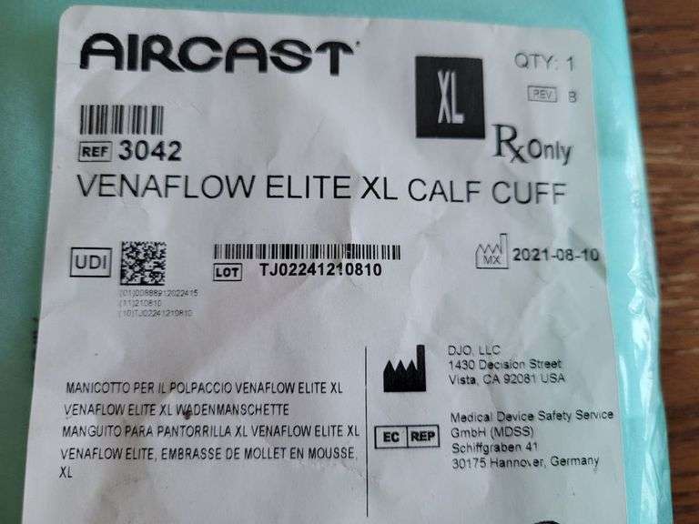 Aircast Venaflow Elite XL Calf Cuff