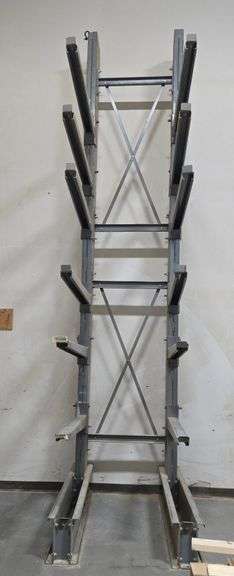 Industrial Metal Shelf  (2 Uprights 20ft)  (14 Arms  3ft)