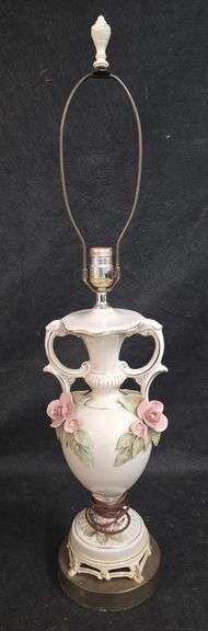 Vintage Floral Lamp Base