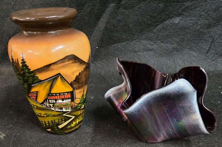 Lot of 2  Decorative Vases