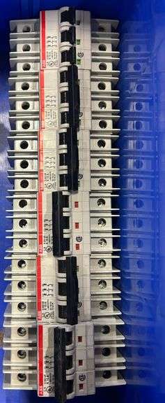 Lot of 6 - ABB K 10 A Circut Mini Circut Breakers