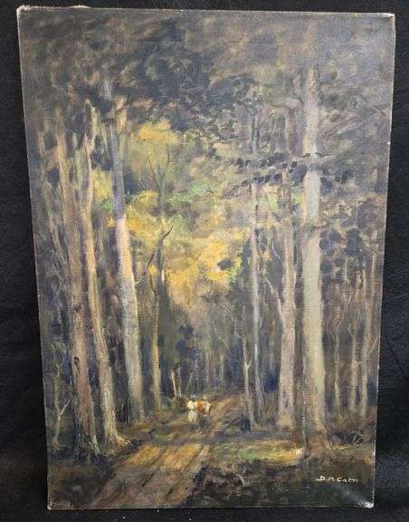 20" X 24"  Oil on Canvas  " The Forest"  DM. Carr