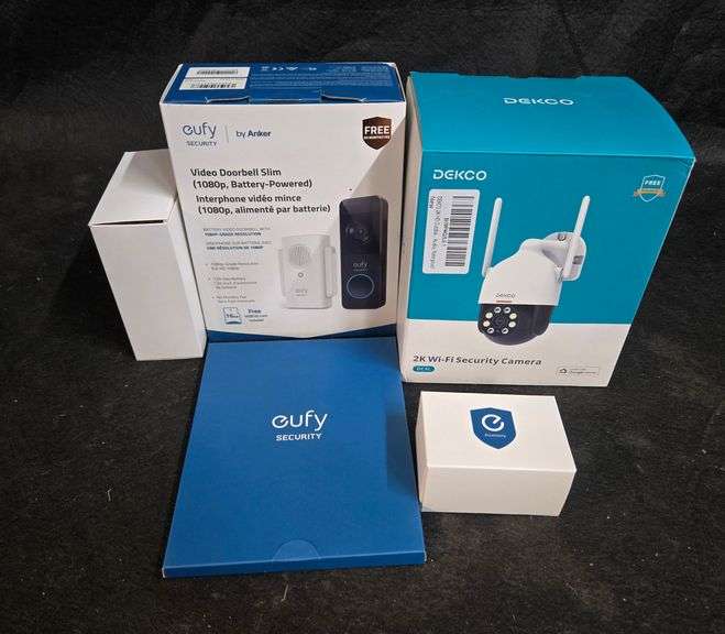 Lot of Home Security Camera and Alarm and Accessories