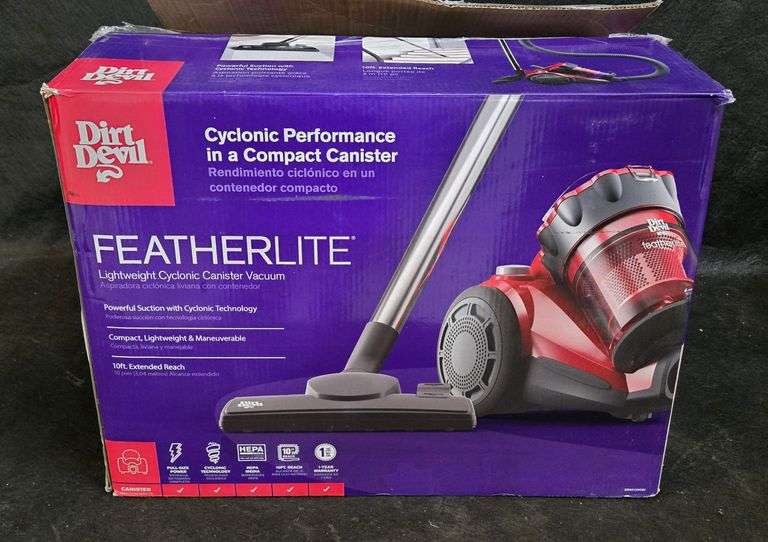 Featherlite Canister Vacuum and Accessories
