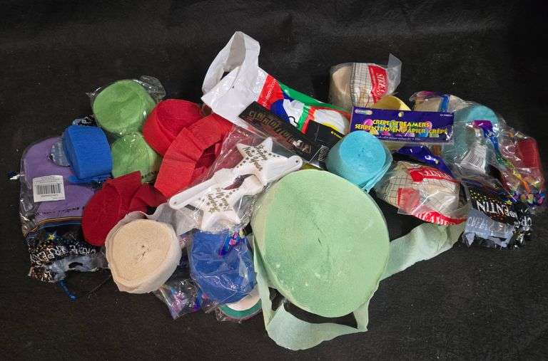 Lot of Assorted Party Streamers