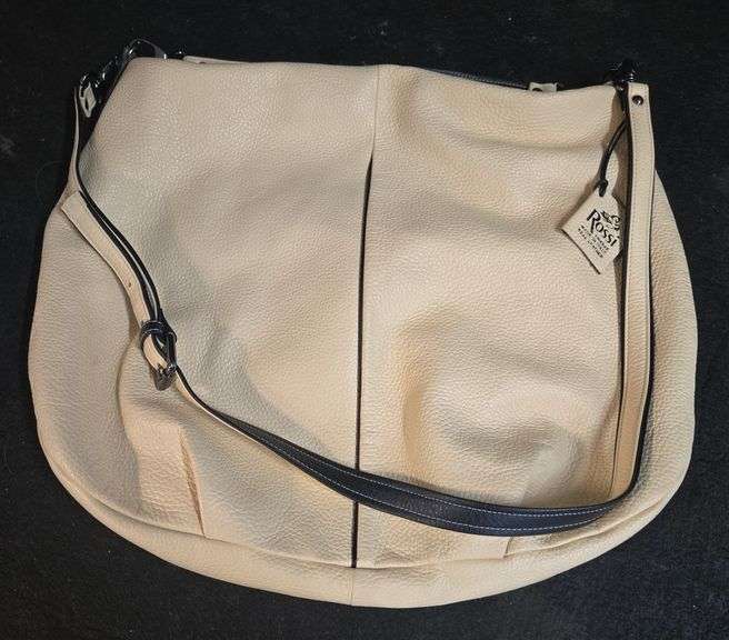 Rossi Leather Tote Bag Made in Italy with dust bag and tag