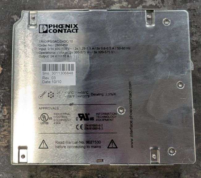 TRIO-PS/3AC/24DC/10 - Power supply unit