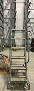 Ballymore Mobile Ladder Stand and Mobile Works Platform Stand Weight Capacity 350lbs