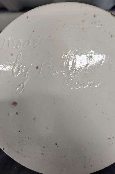 Signed Hand-Thrown and Hand-Glazed "Confetti" Vase, by Barb Dean, 17"H