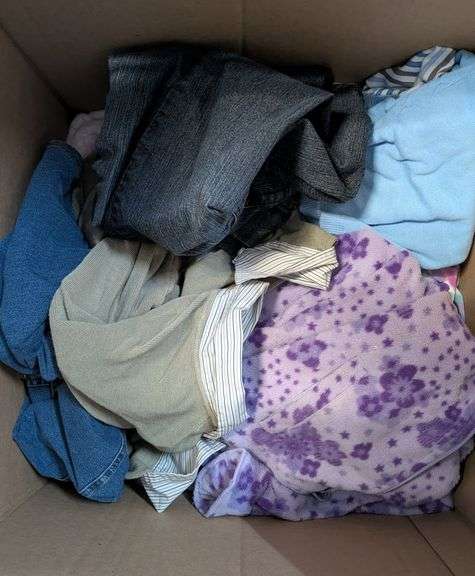 Box Lot of Assorted Clothing