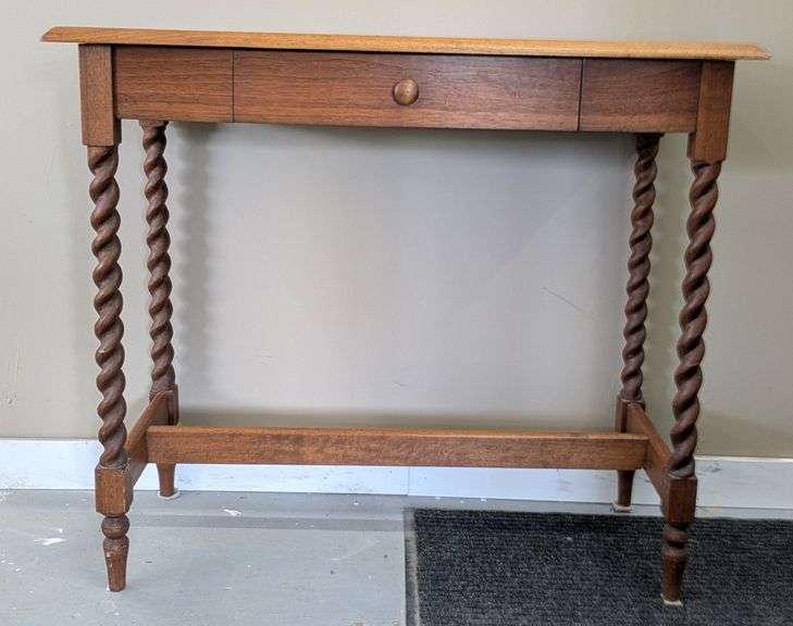 Wooden Console Table with Drawer, 36"L x 16"W x 30" H