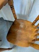Wooden Dining Set with Four Chairs and Leaf