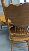 Wooden Dining Table Set with Four Chairs