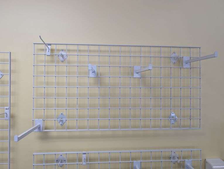 Wall-Mounted Grid Display Panels