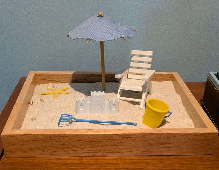 Miniature Beach-Themed Zen Garden
