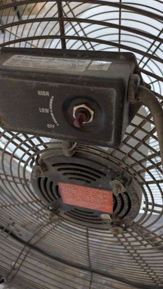 30-Inch 2-Speed High Velocity Fan
