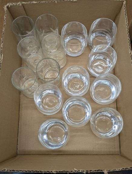 Box Lot of Assorted Glassware