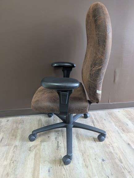 Chairs Limited Brown Micro-Suede Office Chair
