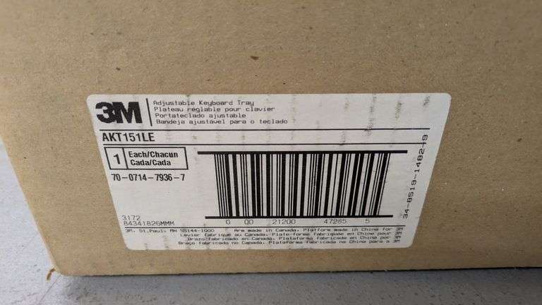 3M Adjustable Keyboard Tray