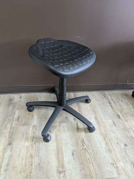 Chairs Limited Ergonomic Rolling Stool with Loccking Castors