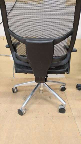 Mesh Office Chair with Adjustable Armrests, 26" x 19" x 36"