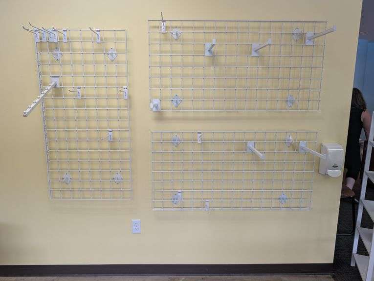 Wall-Mounted Grid Display Panels