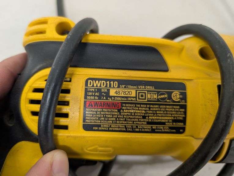 DeWalt DWD110 3/8-Inch VSR Drill