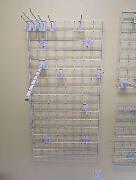 Wall-Mounted Grid Display Panels