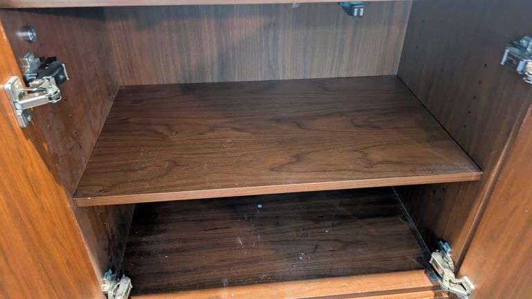 Mid-Century Modern Wooden Credenza, 61" x 19 x 29"