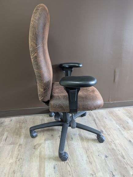 Chairs Limited Brown Micro-Suede Office Chair