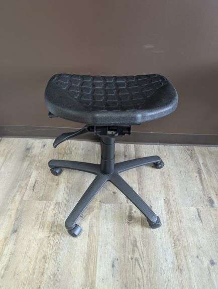 Chairs Limited Ergonomic Rolling Stool with Loccking Castors