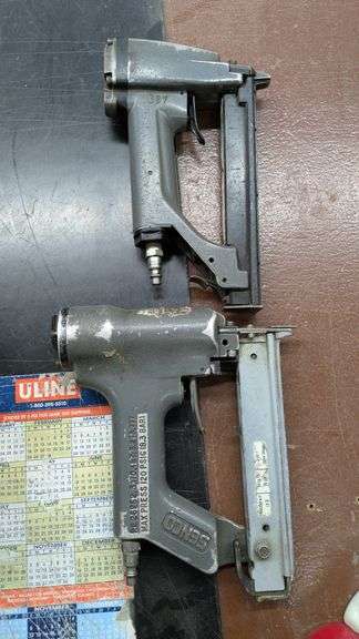 Lot of 2 Senco Pneumatic Staple Guns